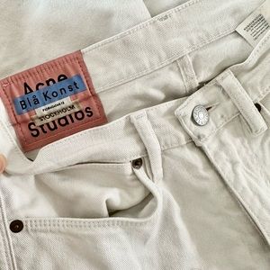 Acne Studios white jeans